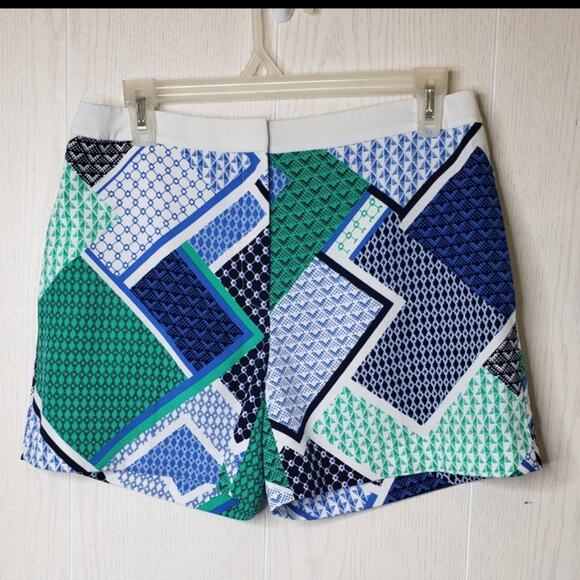 Tommy Hilfiger Pants - Tommy Hilfiger shorts green blue graphic print palm beach size 2